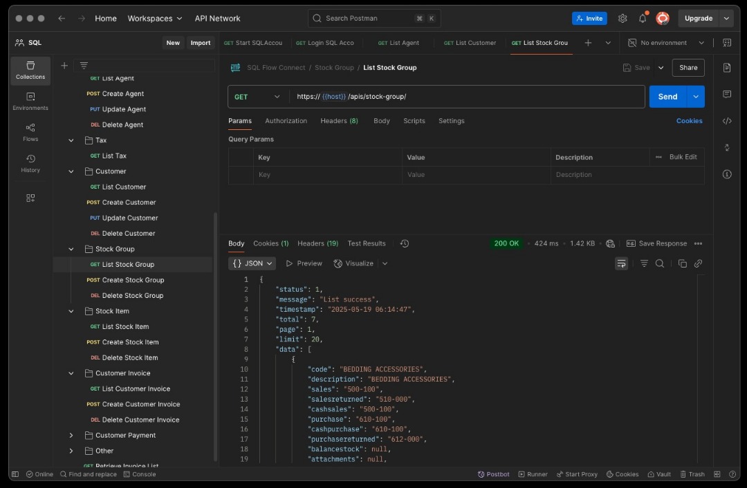 SQL Accounting Integration