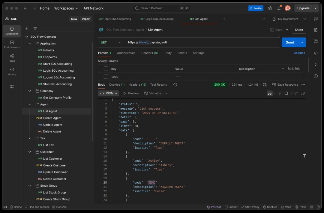 SQL Accounting Integration