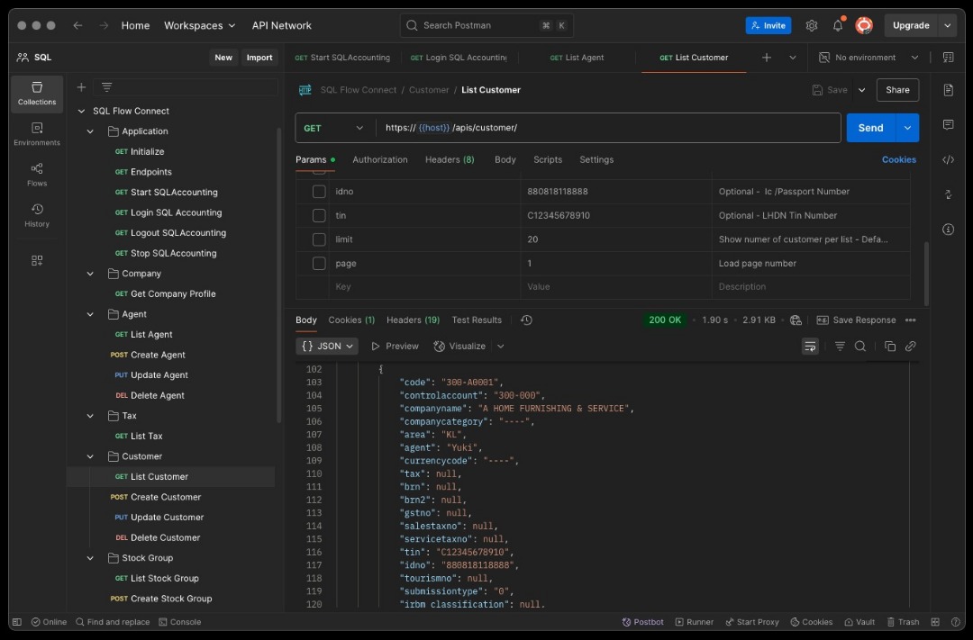 SQL Accounting Integration